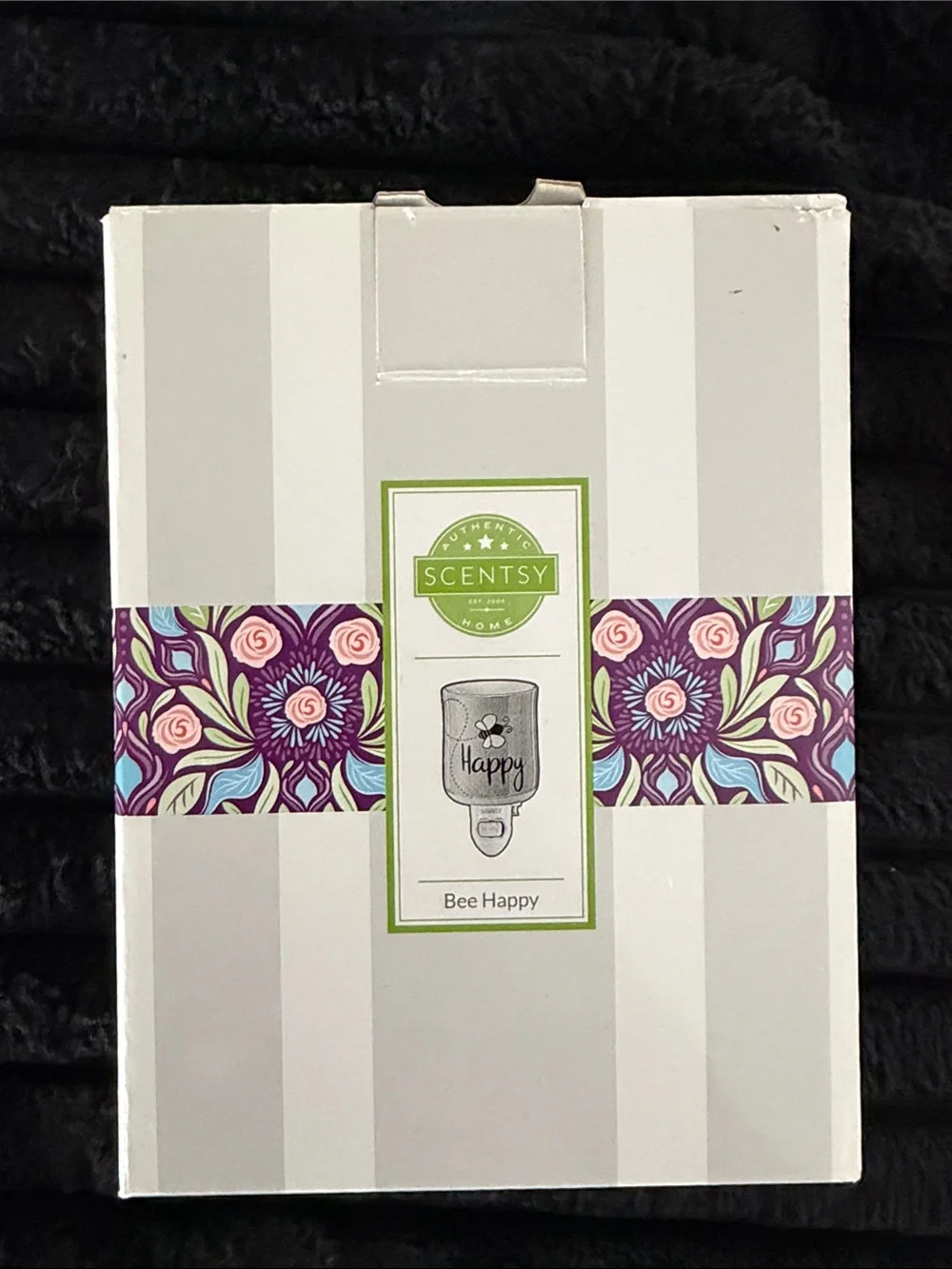 Scentsy Bee Happy Plug-In Warmer - Purple, White, Pink, Green, Blue